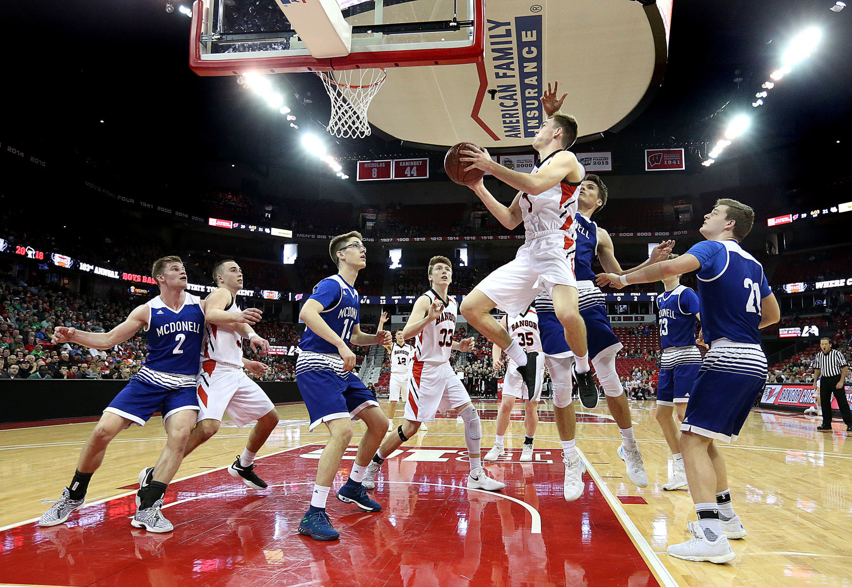 Bangor vs. Chippewa McDonell championship game